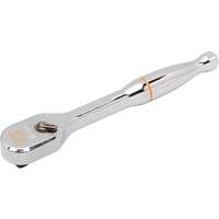 120XP Full Polish Chrome Teardrop Ratchet, 1/4" Drive, Ergonomic Handle Meunier Outillage Industriel