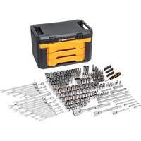 12-Point Mechanics Tool Set in 3 Drawer Storage Box Meunier Outillage Industriel