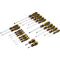 Phillips&reg;, Slotted, Torx&reg; Dual Material Screwdriver Set, 20 Pcs. Meunier Outillage Industriel