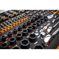 Jeu d'outils pour m&eacute;canicien Bolt Biter dans un plateau de rangement en mousse 97 mcx Meunier Outillage Industriel