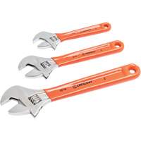 Cushion Grip Wrench Set, Adjustable, 3 Pieces Meunier Outillage Industriel
