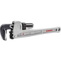 Cl&eacute; &agrave; tuyau &agrave; m&acirc;choires K9, Cap des m&acirc;choires 2-3/8", Longueur 14", Fini Rev&ecirc;tement en poudre, Prise Non-ergonomique Meunier Outillage Industriel