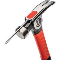 General Purpose Hammer, 16 oz., Fibreglass/Cushion Handle, 14" L Meunier Outillage Industriel