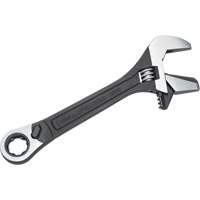 11-Piece Pass-Thru X6 Adjustable Wrench & Spline Socket Set, 13" L, 2-27/50" Max Width, Black Phosphate Meunier Outillage Industriel