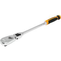 90-Tooth Dual Material Locking Flex Head Teardrop Ratchet Meunier Outillage Industriel