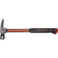 Steel Milled-Face Framing Hammer, 22 oz., Solid Steel Handle, 16" L Meunier Outillage Industriel