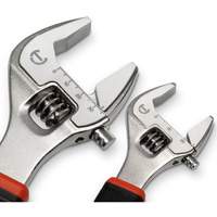 Quick-Fit-Jaw Adjustable Wrench Set, Adjustable, 2 Pieces, Imperial and Metric Meunier Outillage Industriel