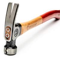 Milled-Face Framing Hammer, 22 oz., Wood Handle, 18" L Meunier Outillage Industriel