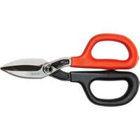 Cisaille de ferblantier droite, Longueur de coupe de 1-31/50", Coupe Droit Meunier Outillage Industriel