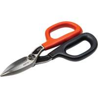 Cisaille de ferblantier droite, Longueur de coupe de 1-31/50", Coupe Droit Meunier Outillage Industriel
