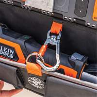 Module pour grande poche avec crochet en S Bucket Work Centre, Nylon, 3 pochettes, Noir/Orange Meunier Outillage Industriel