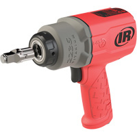 Red Air Impact Wrench, 1/2" Drive, 1/4" NPT Air Inlet, 7500 No Load RPM Meunier Outillage Industriel