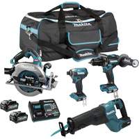 XGT Brushless 4-Tool Combo Kit, Lithium-Ion, 40 V Meunier Outillage Industriel