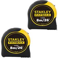 FATMAX&reg; Classic Tape Measures, 1-1/4" x 26'/8 m, Imperial & Metric Graduations Meunier Outillage Industriel