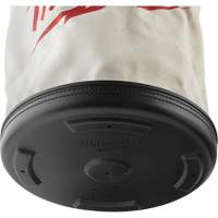 Utility Bucket Bag, 11-81/100" L x 11-81/100" W x 14-57/100" H, Polyester, White Meunier Outillage Industriel