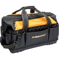 Professional 20" Tool Bag, Nylon, 33 Pockets, Black/Orange Meunier Outillage Industriel
