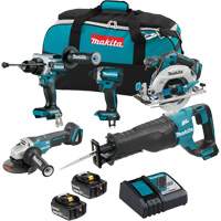 18V LXT Brushless 5 Tool Combo Kit, Lithium-Ion, 18 V Meunier Outillage Industriel
