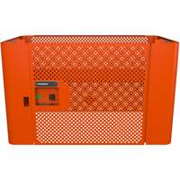 Panneau de s&eacute;curit&eacute; en maille RAILWORKS avec porte simple et rangement verrouillable Meunier Outillage Industriel