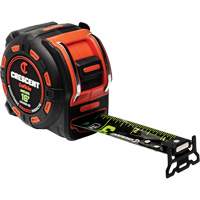 Ruban &agrave; mesurer magn&eacute;tique Shockforce NITE EYE, 1-1/4" x 16', Marques de goujon SAE Meunier Outillage Industriel
