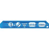 Niveau torpille moul&eacute; sous pression TRUE BLUE, 8" lo, Aluminium, 4 fioles, Magn&eacute;tique Meunier Outillage Industriel