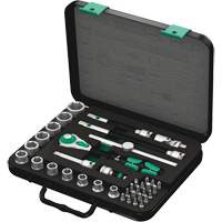 Jeu de cliquets rapides Zyklop 8100 SB 4, 38 Mcx, Prise de 3/8" Meunier Outillage Industriel