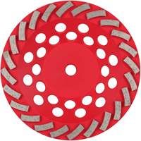 Meule boisseau diamant&eacute;e &agrave; 24 segments Turbo DIAMOND MAX Meunier Outillage Industriel