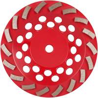 Meule boisseau diamant&eacute;e &agrave; 18 segments Turbo DIAMOND MAX Meunier Outillage Industriel