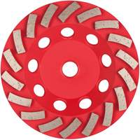 Meule boisseau diamant&eacute;e &agrave; 18 segments Turbo DIAMOND MAX Meunier Outillage Industriel