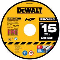 Meule &agrave; tronçonner polyvalente, 4" x 0,45", Arbre de 5/8", Type 1, Oxyde d'aluminium Meunier Outillage Industriel