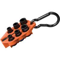 Jeu de douilles &agrave; chocs SAE pr&ecirc;t &agrave; emporter, 7 Mcx, Chocs, Prise de 3/8" Meunier Outillage Industriel