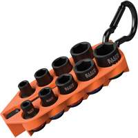 Jeu de douilles &agrave; chocs SAE pr&ecirc;t &agrave; emporter, 10 Mcx, Chocs, Prise de 3/8" Meunier Outillage Industriel