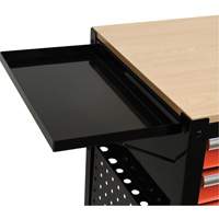 Utility Cart, 4 Drawers, Black/Orange Meunier Outillage Industriel