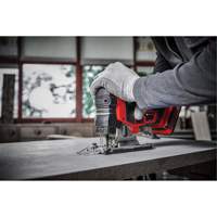 Scie sauteuse professionnelle sans fil &agrave; vitesse variable (outil seulement), 18 V, Lithium-ion, 0-3500 coups/min, 1-1/32" Longueur de la course Meunier Outillage Industriel