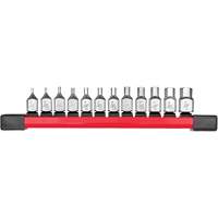 Jeu de douilles longues &agrave; embouts SAE, Hexagonale, Prise 1/4", 12 mr Meunier Outillage Industriel