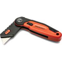 Couteau utilitaire pliant, 1" lame, lame en Acier, poign&eacute;e en Aluminium Meunier Outillage Industriel