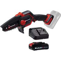 Scie &agrave; chaîne d'&eacute;lagage compacte sans fil avec batterie 2,5 Ah et ensemble de d&eacute;part de chargeur, 6", &agrave; pile, 18 V Meunier Outillage Industriel