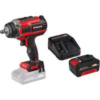 Cl&eacute; &agrave; chocs professionnelle sans fil avec batterie 4 Ah PXC et ensemble de d&eacute;part de chargeur, 18 V, Mandrin 1/2" Meunier Outillage Industriel