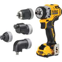 Ensemble perceuse/visseuse sans fil et sans balai XTREME 5-en-1, Lithium-ion, 12 V, Mandrin 3/8" Meunier Outillage Industriel