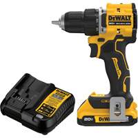 Ensemble visseuse-perceuse sans fil et sans balai ATOMIC COMPACT SERIES, Lithium-ion, 20 V, Mandrin 1/2" Meunier Outillage Industriel