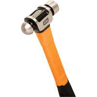 Ball Pein Hammer, 8 oz. Head Weight, Plain/Polished Face, Fibreglass Handle Meunier Outillage Industriel