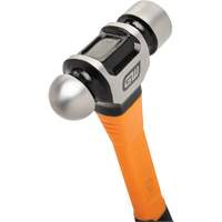 Ball Pein Hammer, 24 oz. Head Weight, Plain/Polished Face, Fibreglass Handle Meunier Outillage Industriel