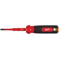 Tournevis &agrave; embouts interchangeables &agrave; tige articul&eacute;e isol&eacute; 1000 V, 2-en-1, 8-4/5" lo, Prise Coussin&eacute;e Meunier Outillage Industriel