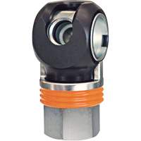 TOPQUIK SC Industrial Quick Coupler, Nickel-Plated Steel, 1/2", Female NPT, 359 PSI Meunier Outillage Industriel