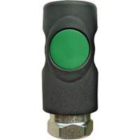 TOPQUIK S1 Ultraflo 7.8 mm Quick Coupler, Polyester Composite/Stainless Steel, 1/4", Female NPT, 174 PSI Meunier Outillage Industriel