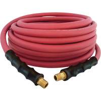 MAXPRO Rubber Hose, Air/Water, EPDM Rubber/Polyester, 3/8" dia. x 50', 300 psi, 1/4 NPT Meunier Outillage Industriel