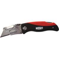 Folding Utility Knife, 2-3/8" Blade, Plastic/Cushion Handle Meunier Outillage Industriel
