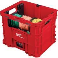 Bac distributeur de fils XL PACKOUT, 15-3/4" x 18-5/8" x 15", Noir/Rouge Meunier Outillage Industriel