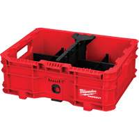 Bac &agrave; profil bas PACKOUT, 15" x 18-5/8" x 6-5/8", Noir/Rouge Meunier Outillage Industriel