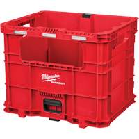 Caisse Packout, 15-3/4" x 18-5/8" x 15", Noir/Rouge Meunier Outillage Industriel
