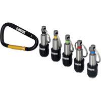 5-Piece Keyring Bit Holder Set Meunier Outillage Industriel